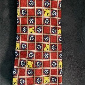 Walt Disney World neck tie Winnie the Pooh Silk